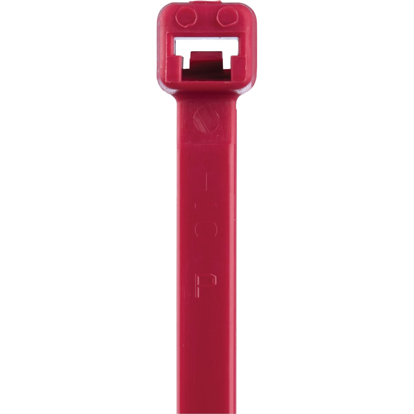 T Series Cable Ties, 8" Long, 50 lbs. Tensile Strength, Red