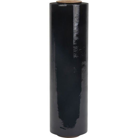 Stretch Wrap, 0.8 Gauge (20.3 micrometers), 15" x 1500', Opaque Black
