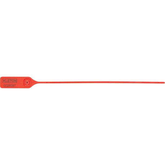 Heavy-Duty Security Seal, 13", Plastic, Pull-Up Seal