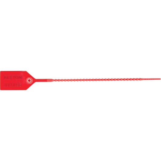 Standard-Duty Security Seal, 9", Plastic, Plastic Seal