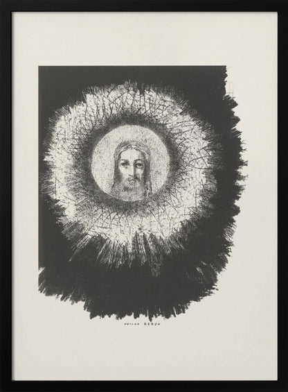 Décoration murale Et le visage du Christ a brillé dans le disque du Soleil