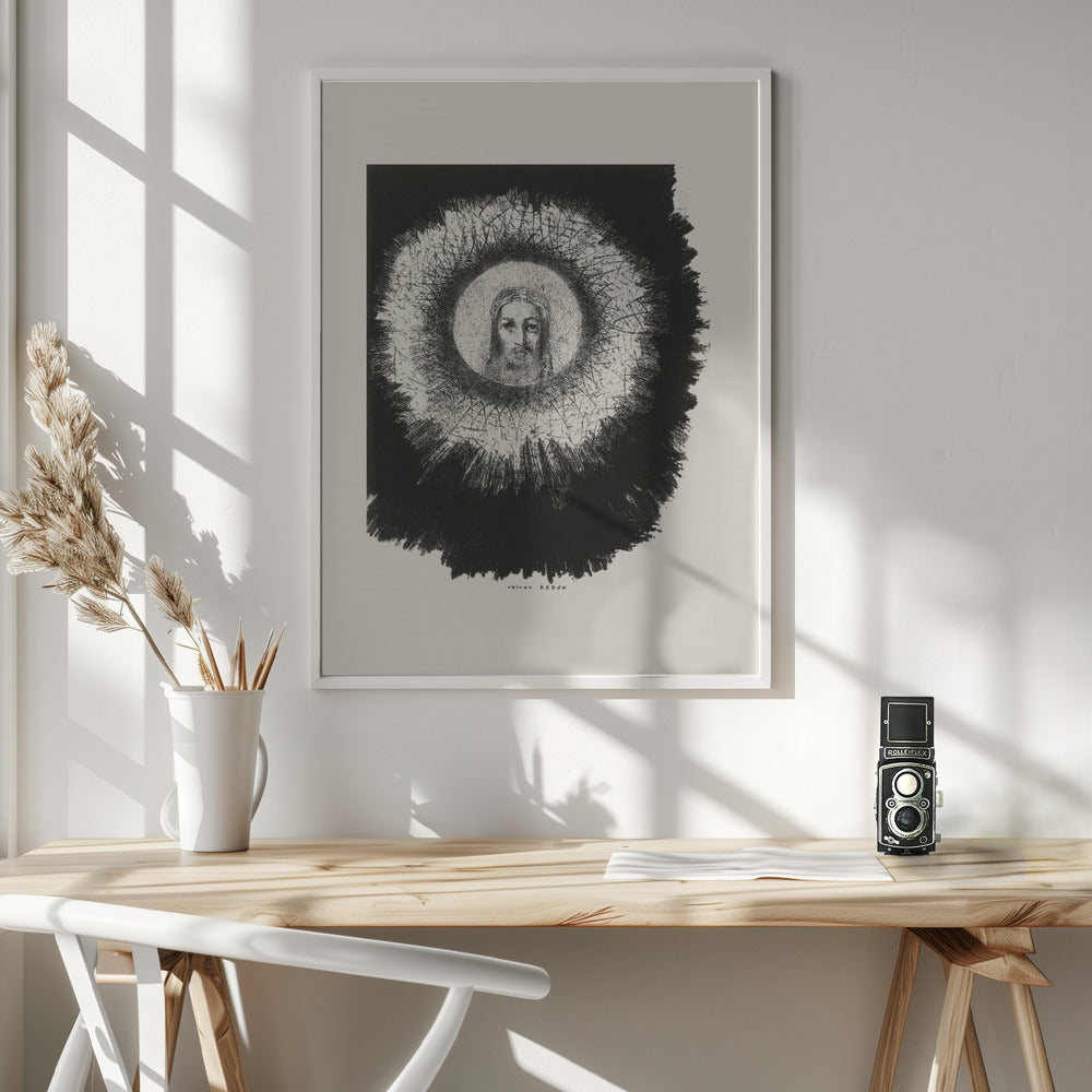 Décoration murale Et le visage du Christ a brillé dans le disque du Soleil