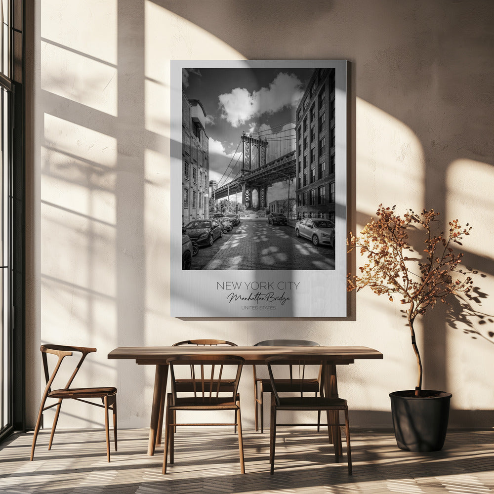 Wall art-NEW YORK CITY Manhattan Bridge