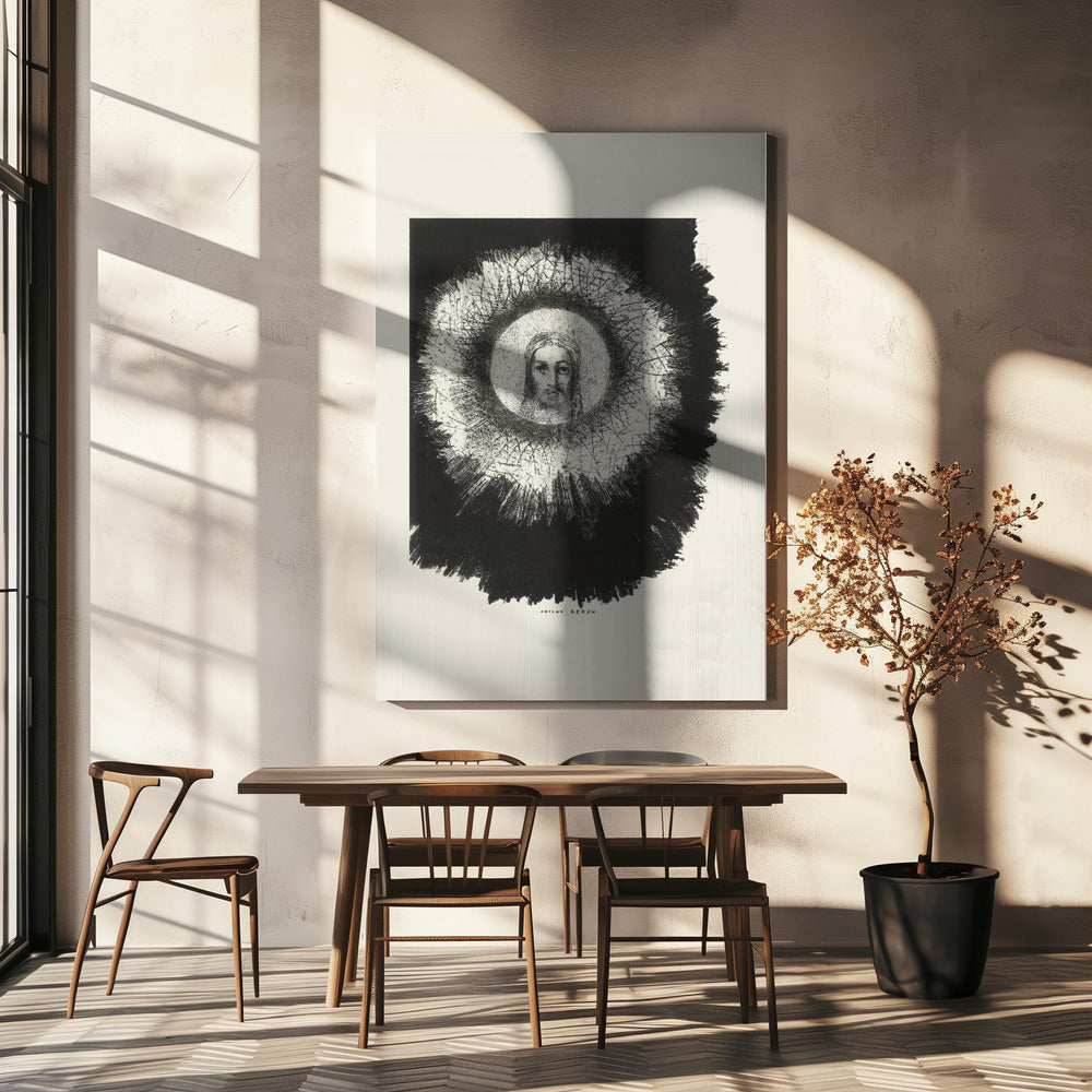 Décoration murale Et le visage du Christ a brillé dans le disque du Soleil