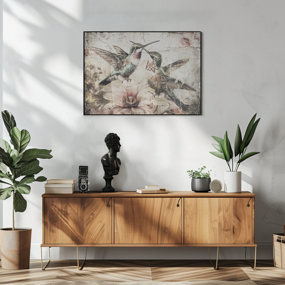 Décoration murale Oiseaux Animal Illustration Vintage Wallart 10