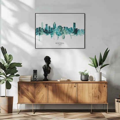 Wall art Montreal Canada Skyline