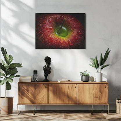 Wall art Red Apple. Food