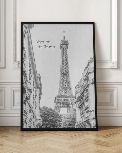 Wall art Meet me in Paris