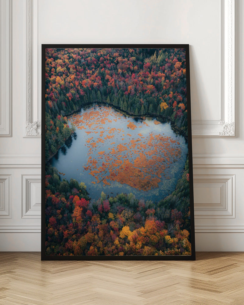 Wall art Autumn at the Lake