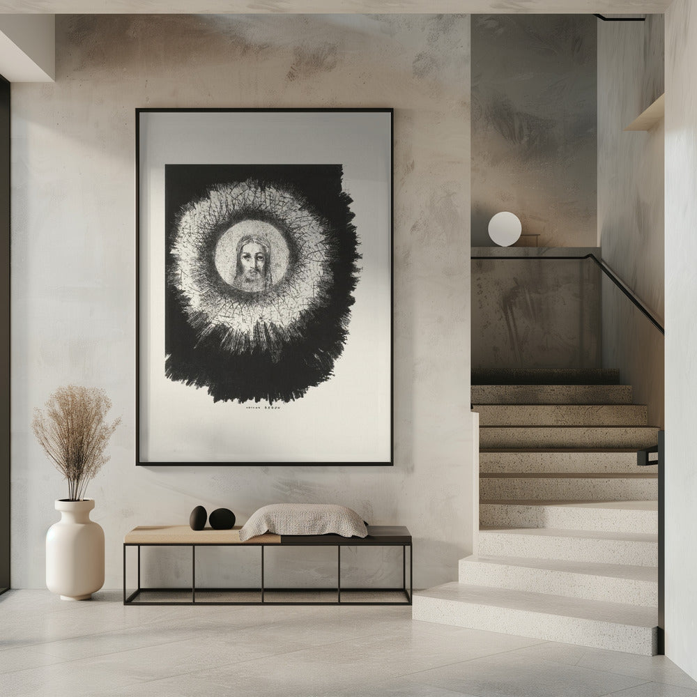 Décoration murale Et le visage du Christ a brillé dans le disque du Soleil