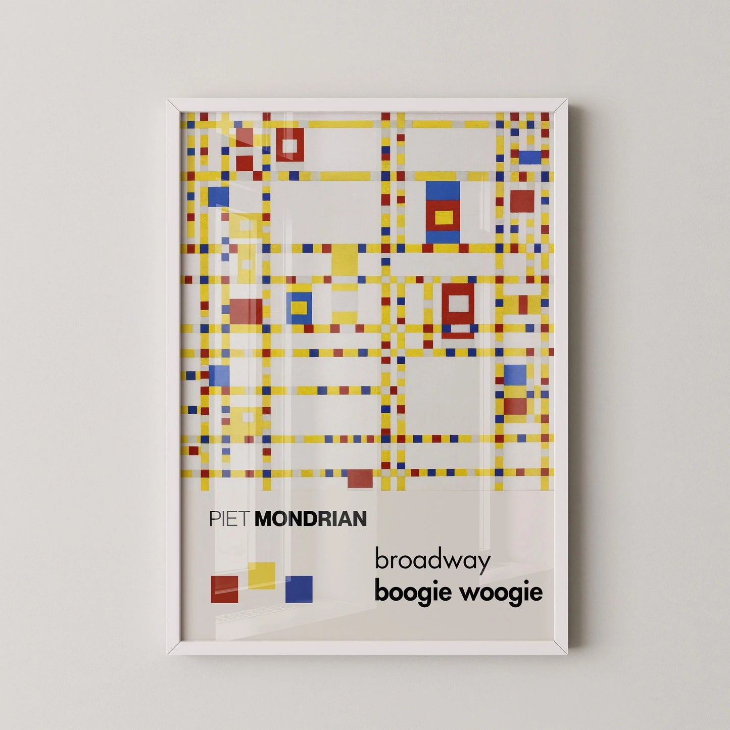 Piet Mondrian Broadway Boogie Woogie Giclee Print: Mid-Century Modern Art
