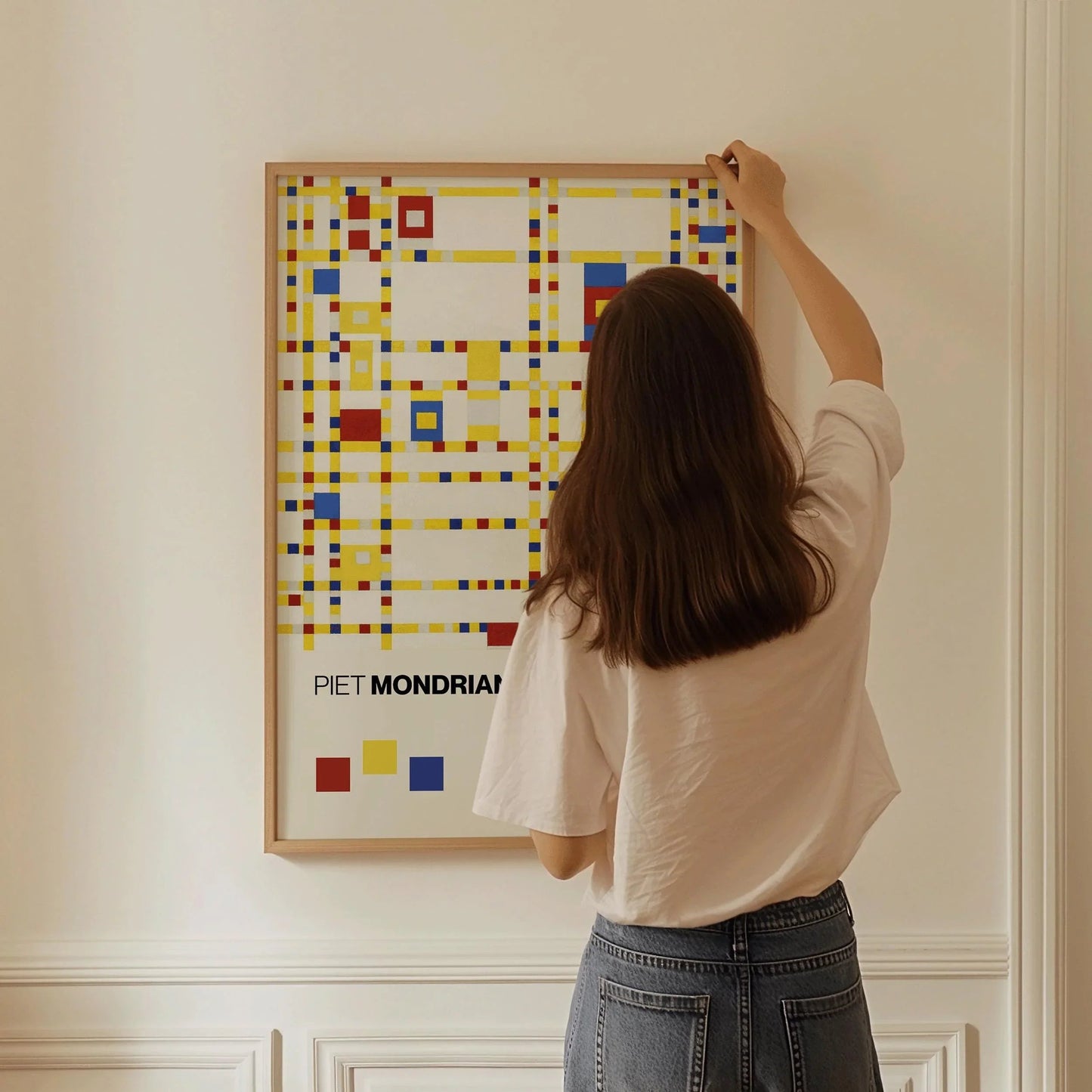 Piet Mondrian Broadway Boogie Woogie Giclee Print: Mid-Century Modern Art