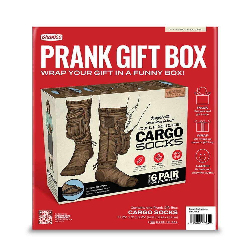 Prank-O - Prank Gift Box Cargo Socks