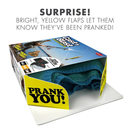 Prank-O - Boîte Cadeau Blague Coulée et Explosion