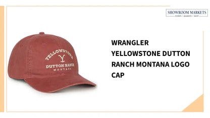 Wrangler Yellowstone Dutton Ranch Montana Logo Cap by@Outfy