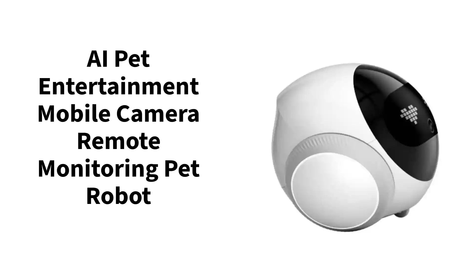 AI Pet Entertainment Mobile Camera Remote Monitoring Pet Robot by@Outfy