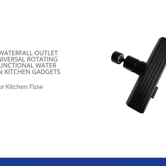 Kitchen Faucet Waterfall Outlet Splash Proof Universal Rotating Bubbler Multifunctional Water Nozzle Extension Kitchen Gadgets by@Outfy
