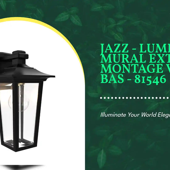Jazz - Luminaire mural ext&eacute;rieur montage vers le bas - 81546 by@Outfy