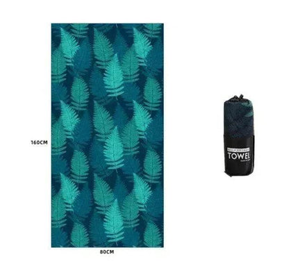 Printed Swim Microfiber Beach Towel