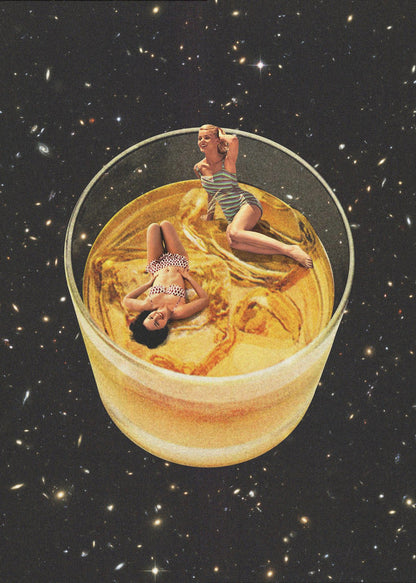 Wall art Whisky besties - On the rocks