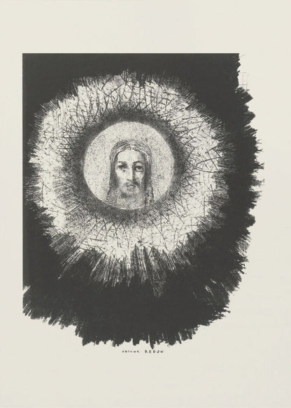 Décoration murale Et le visage du Christ a brillé dans le disque du Soleil