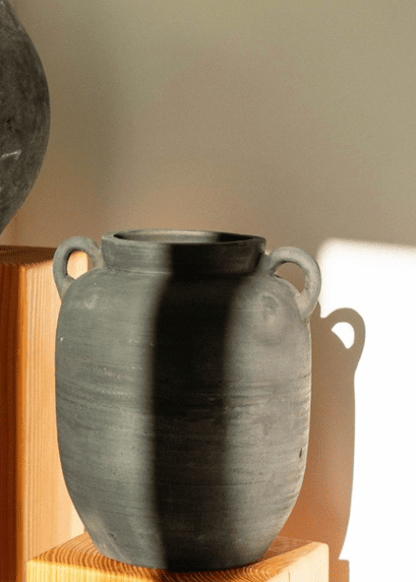 Provenance Burnt Terracotta Vase
