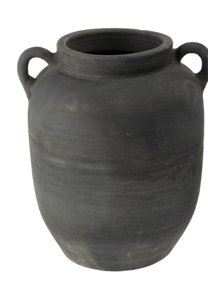 Provenance Burnt Terracotta Vase