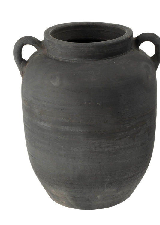 Provenance Burnt Terracotta Vase