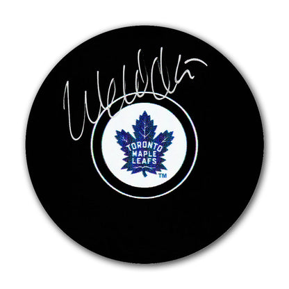 WENDEL CLARK AUTOGRAPHED HOCKEY PUCK - TORONTO MAPLE LEAFS