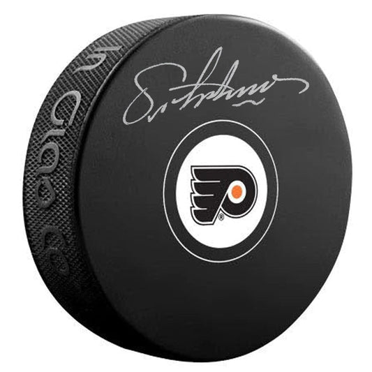 ERIC LINDROS SIGNED PUCK - PHILADELPHIA FLYERS