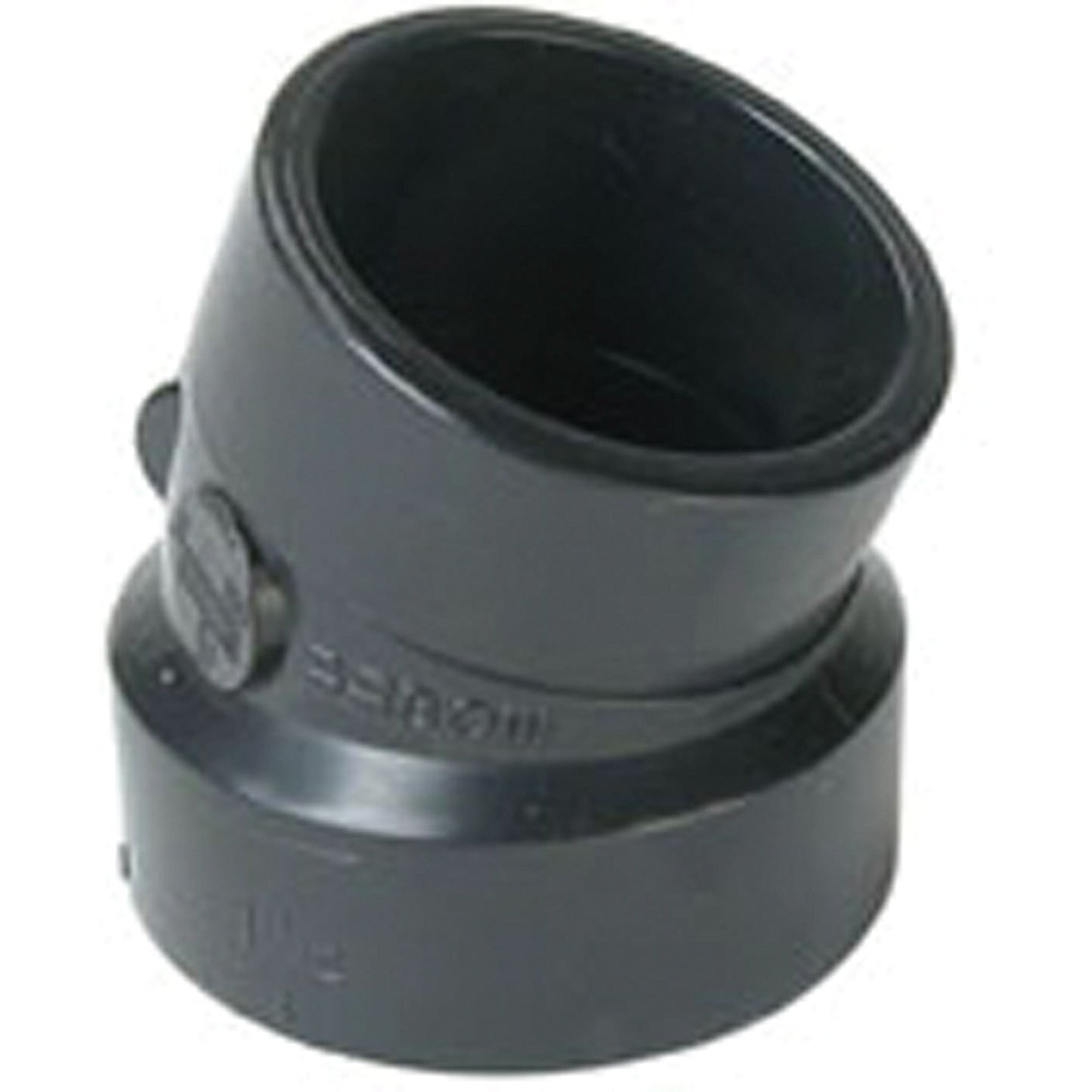 Street Elbow Fitting, Spigot x Hub, Plastic, 1-1/2"
