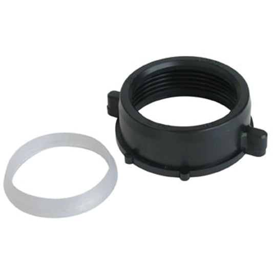 Slip Joint Nut & Washer, 1-1/2" Dia., Plastic