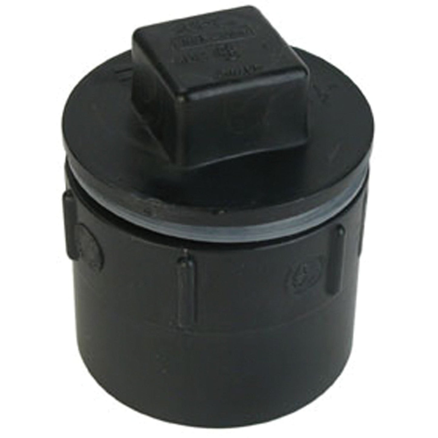 Female Adapter with Plug and Gasket, Hub x Plug, 3" Dia., Plastic