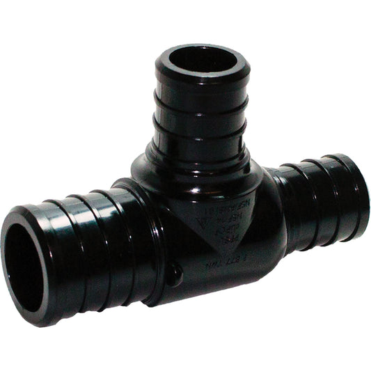 Tee Pipe Fitting, Polyalloy, 3/4" x 1/2" x 3/4"