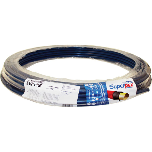 Superpex Cold Pipe, Plastic, 300' L x 0.5" Dia.
