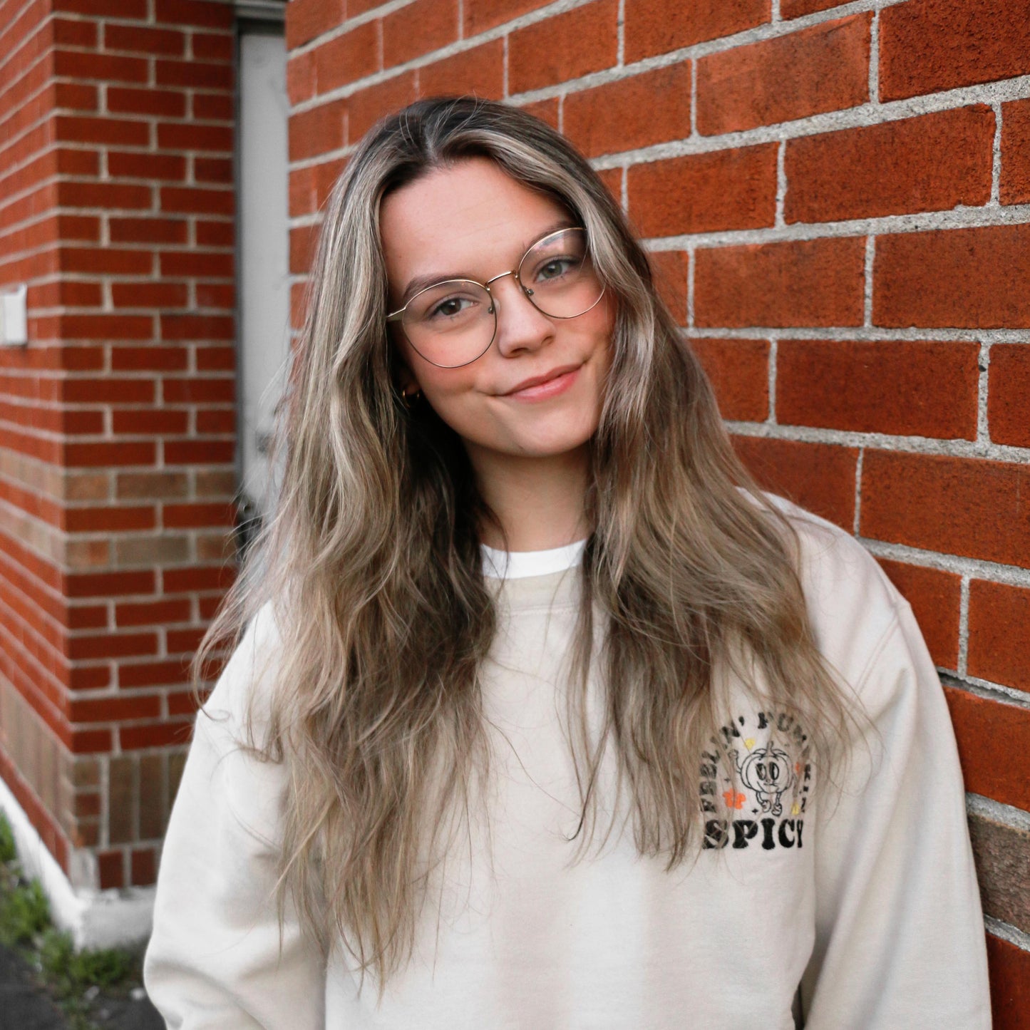 Crewneck "Feeling Pumpkin Spicy" brodé