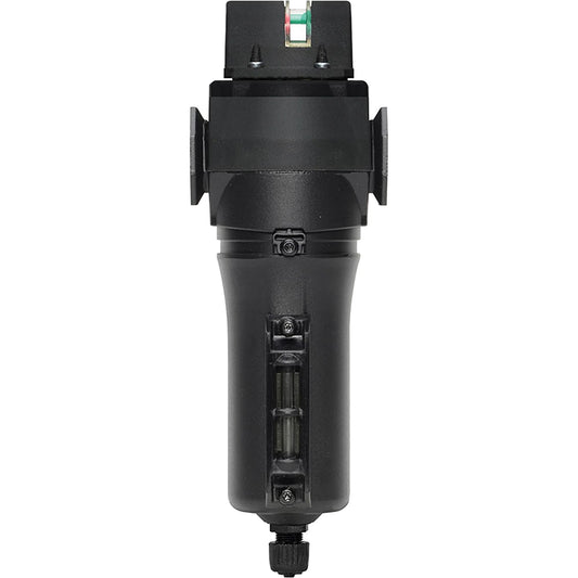 Manual Drain Coalescing Filter with Metal Bowl Modulair 300, In Line/Modular, 1/4" NPT, Manual Drain, For Oil