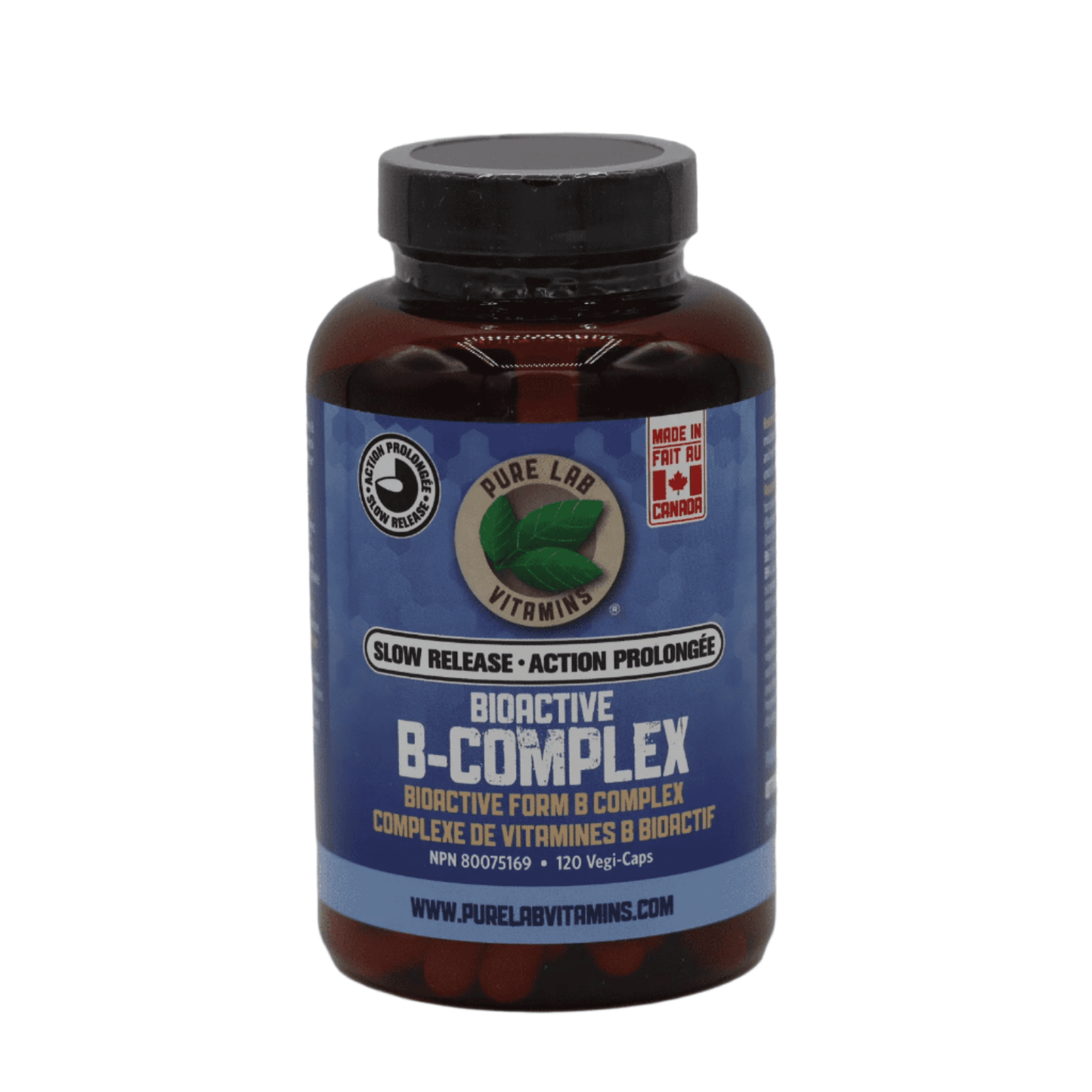 B-Complex Slow Release 120 Vegi-Caps
