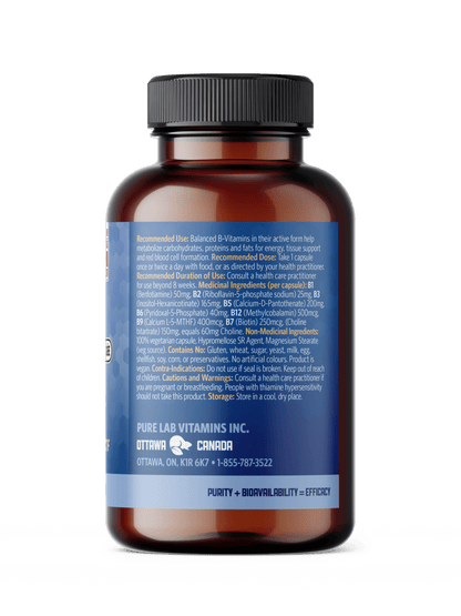 B-Complex Slow Release 120 Vegi-Caps
