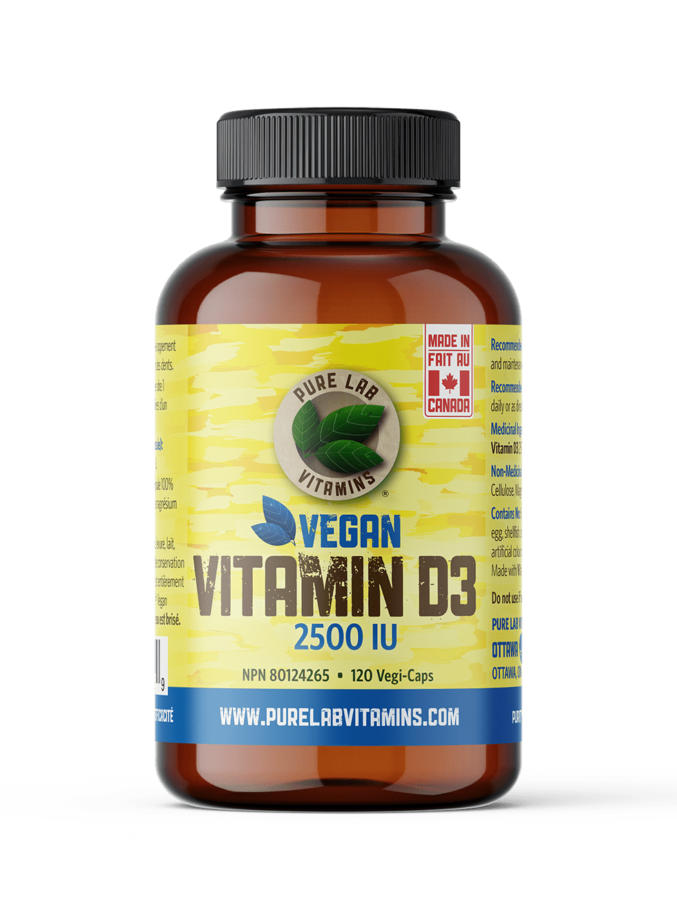 D3 2500 IU Vegan 120 Vegi-Caps