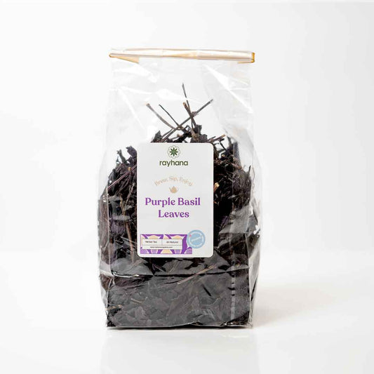 Dried Purple Basil Leaves