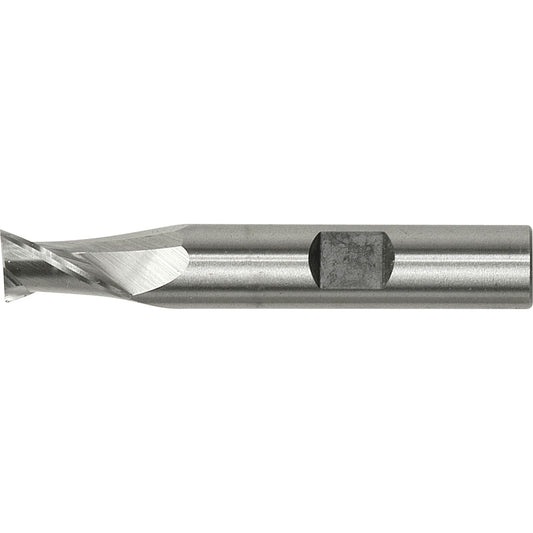 Weldon Shank End Mill, 7/32" Dia., 2 Flutes, High Speed Steel