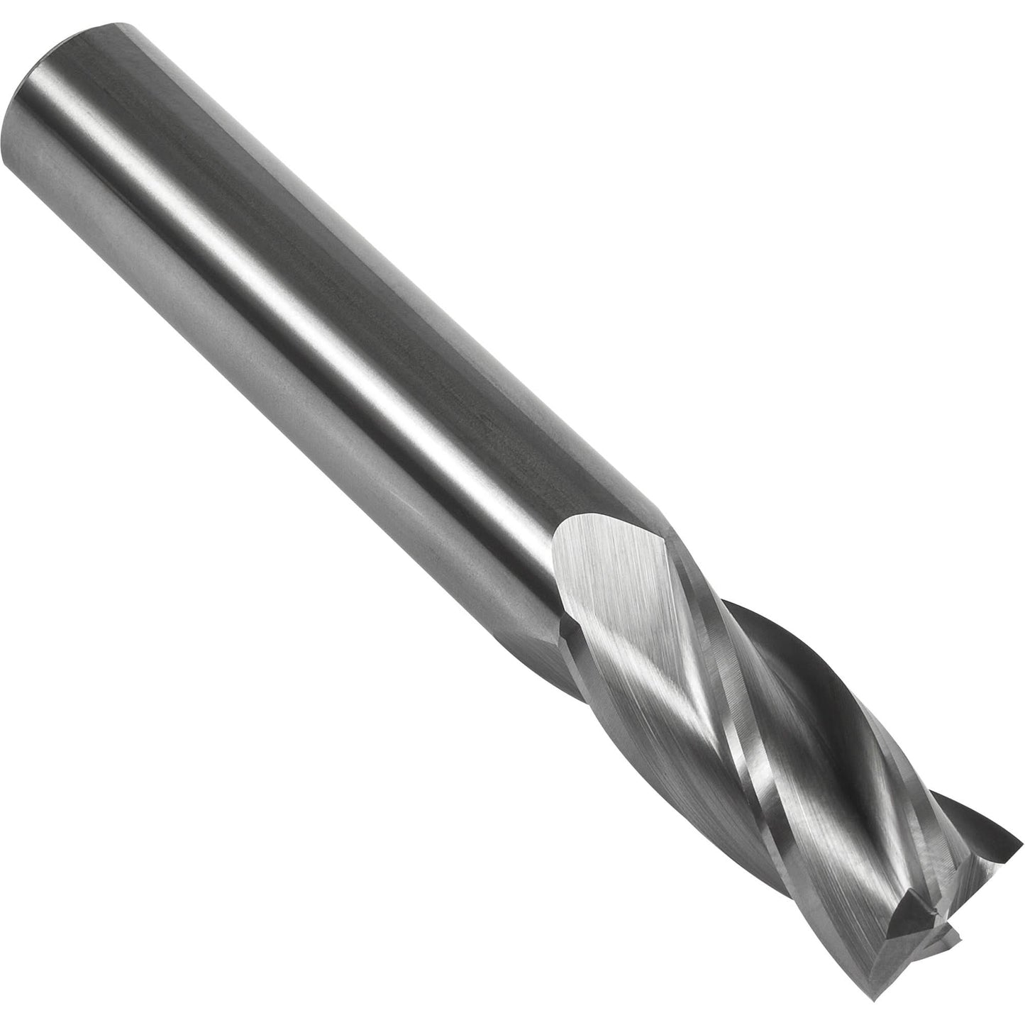 S135 End Mill, 4 mm Dia., 50 mm L, 4 Flutes, 4 mm Shank, Carbide