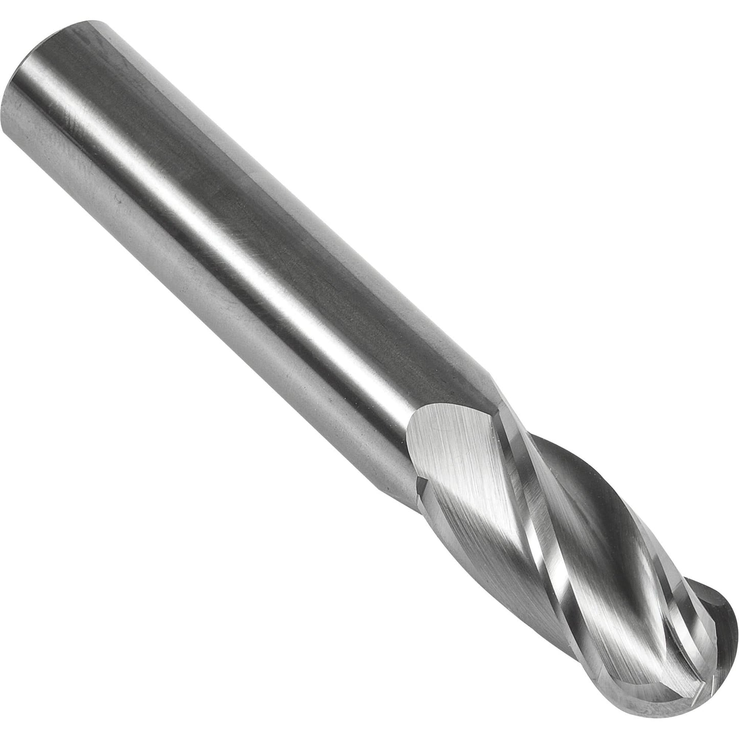S238 30° Ball Nose End Mill, 1/16" Dia., 1-1/2" L, 4 Flutes, 1/8" Shank, Carbide