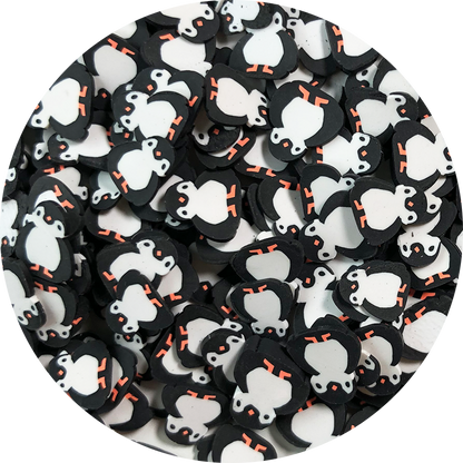 Mini Penguin Fimo Slices
