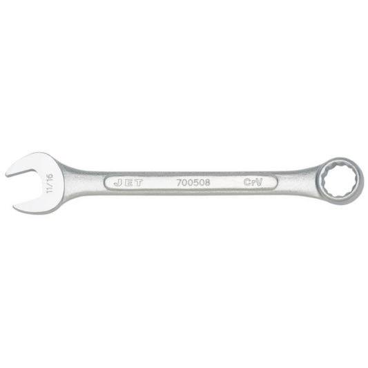 Raised Panel Combination Wrench, 11/16", Chrome Finish