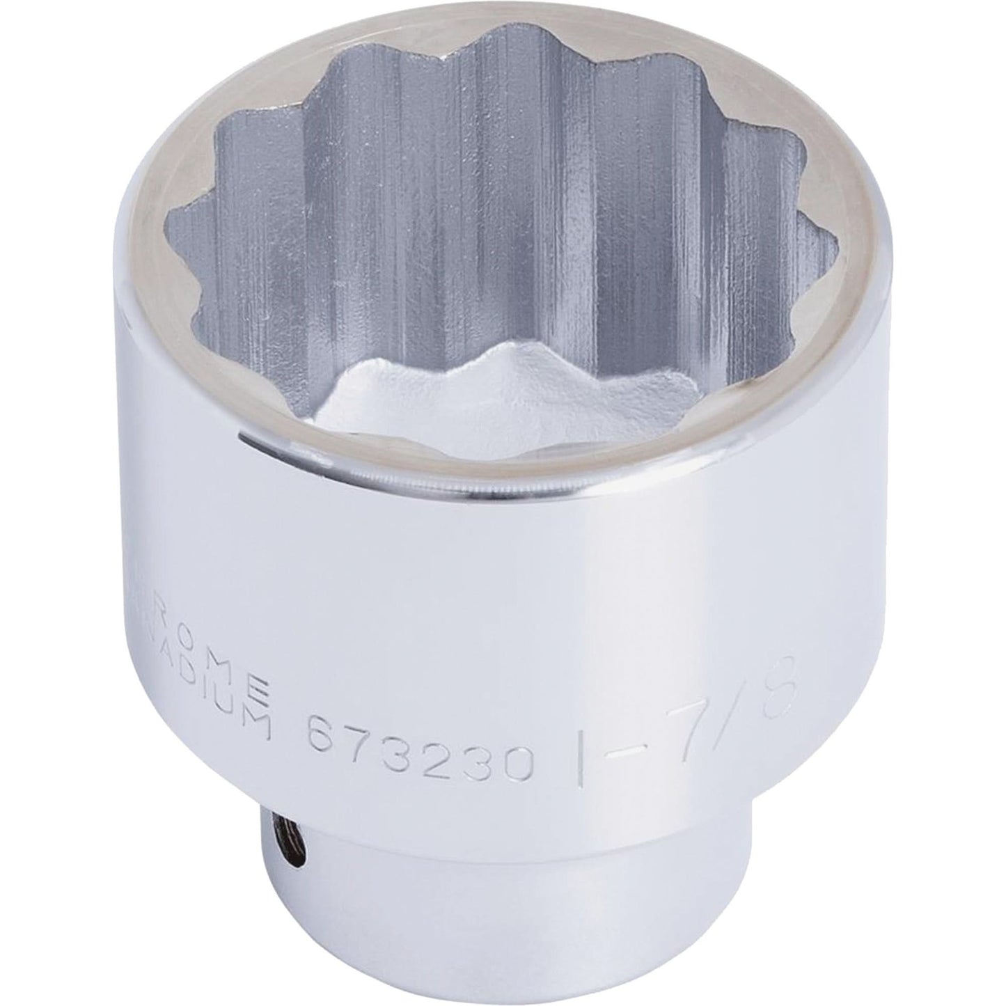 Chrome Socket, 1-7/8", 3/4" Drive, 12 Points
