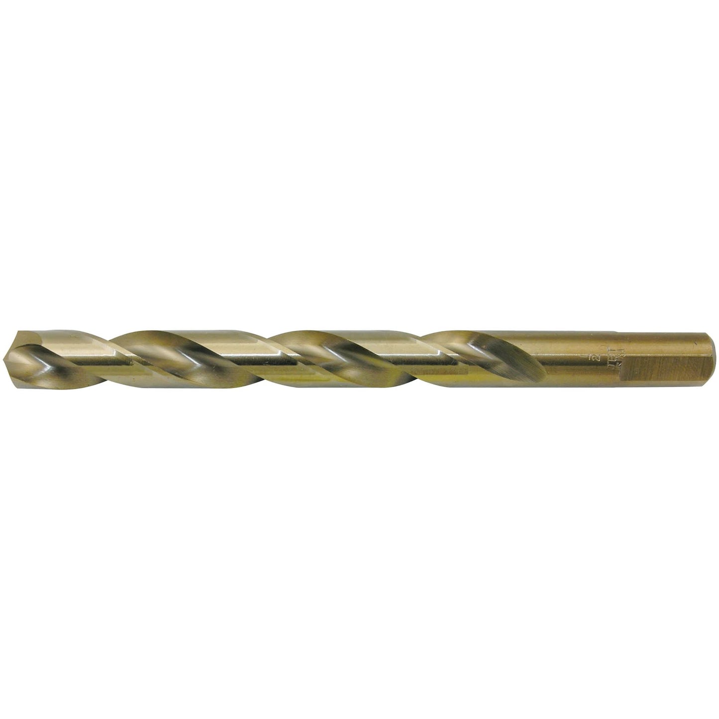 JET-KUT® Gold Super Premium M2  Jobber Drill Bit, High Speed Steel, 1/2", 135° Point Angle