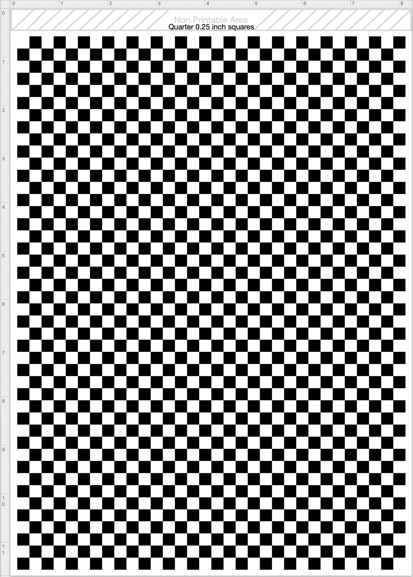 Edible Checker Pattern Sheet - Black White Squares Cake Topper