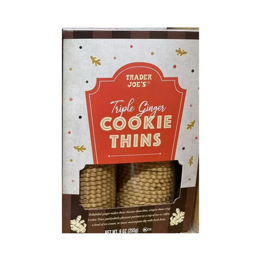 Biscuits fins au gingembre triple Trader Joe's, 255 g